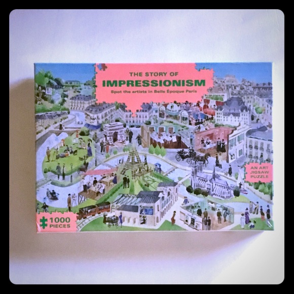 NEW 1000Pc Impressionist Art Puzzle Hidden Artists - Picture 1 of 7